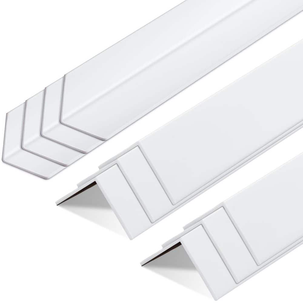 10-Pack 1-1/8 in. x 4 ft. White Wall Corner Protector Guards, Vinyl Drywall Corner Bead, Corner Trim Molding price history on PriceWatchPro