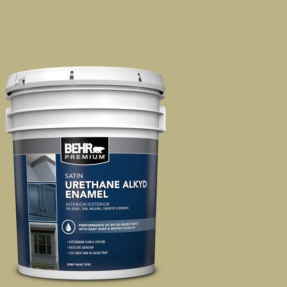 5 gal. #390F-5 Ryegrass Urethane Alkyd Satin Enamel Interior/Exterior Paint price history on PriceWatchPro