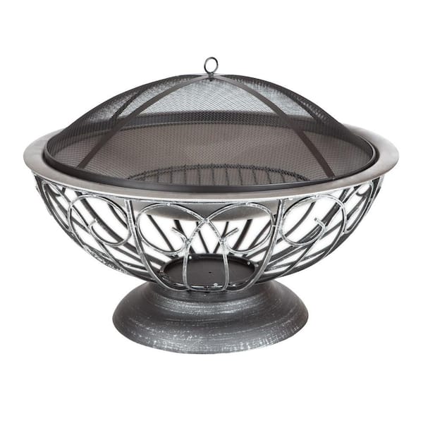 Fire Sense 29 in. Stainless Steel Urn Fire Pit