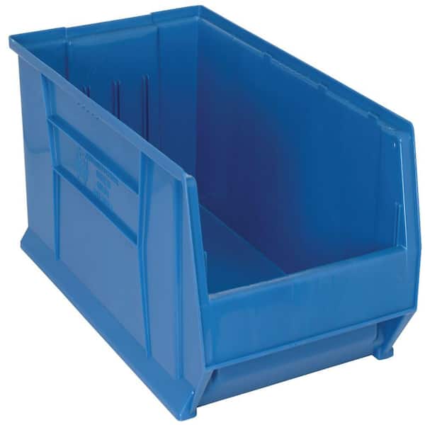 30 in. Quantum Hulk 24 Gal. Storage Tote in Blue (1-Pack)