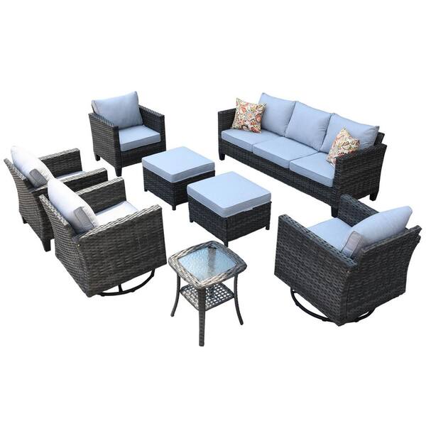 maze rattan 2 seater sofa set