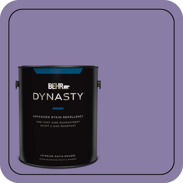 BEHR DYNASTY 1 gal. #M560-5 Second Pour One-Coat Hide Satin Enamel Interior Stain-Blocking Paint & Primer