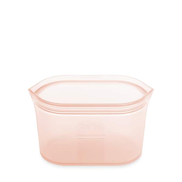 Zip Top 4 oz. Frost Reusable Silicone Snack Bag Zippered Storage Container  Z-BAGK-01 - The Home Depot