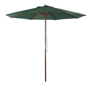 9 ft. Market Patio Umbrella in Green