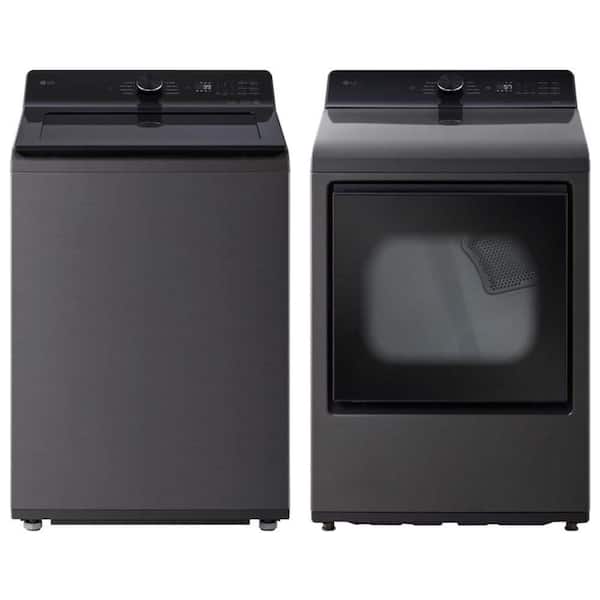 5.0 cu. ft. SMART Top Load Washer with TurboWash and 7.3 cu. ft. Dryer with AI Sensor Dry Set