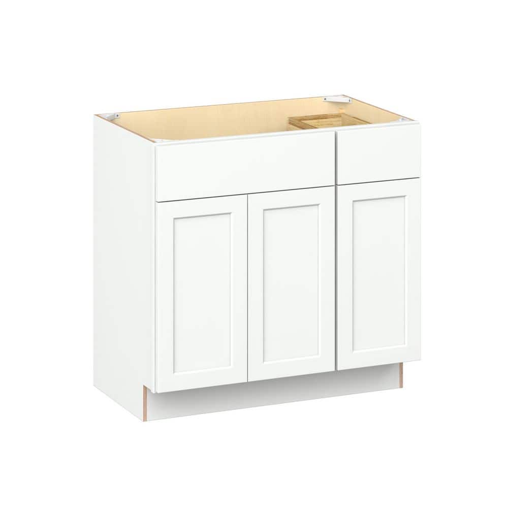 Emerson Pure White Vanity Sink Base with 1 drawer Ready to Assemble Kitchen Cabinet (36 in. W x 34.5 in. H x 21 in. D) price history on PriceWatchPro