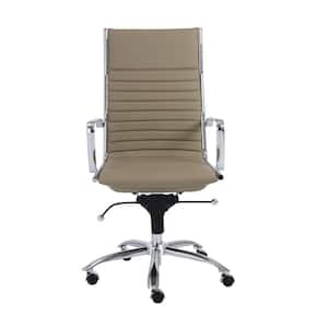 Amelia Taupe High Back Office/Desk Chair