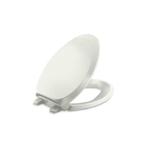 KOHLER French Curve Elongated Closed Front Toilet Seat in Dune