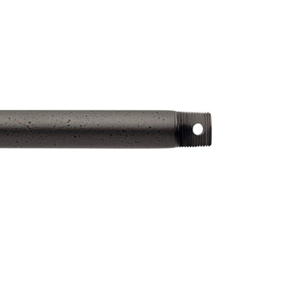 Gray 36-Inch Steel Ceiling Fan Downrod