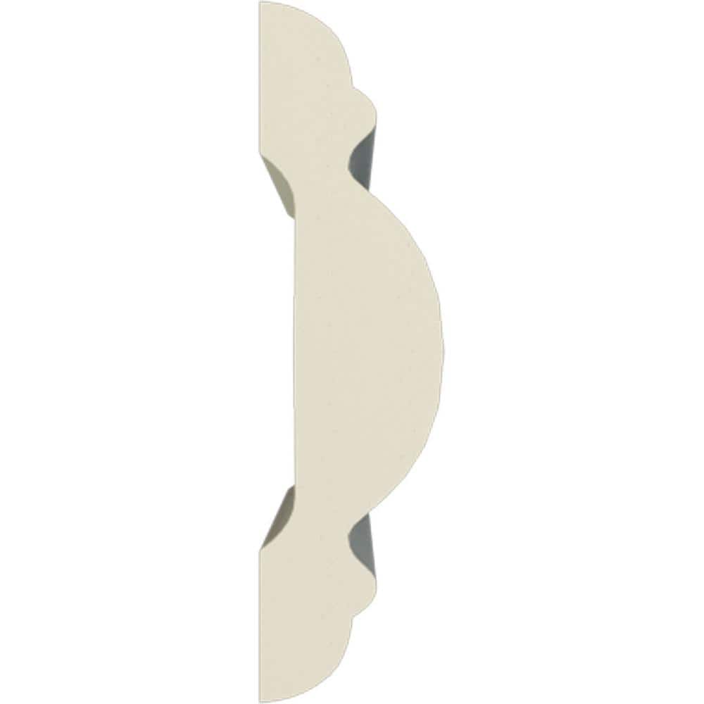 Kepler White Polyurethane Decorative Chair Rail Moulding