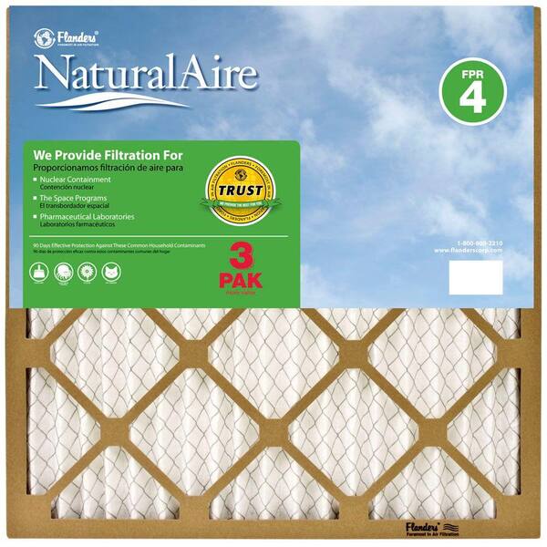 NaturalAire 16  x 20  x 1  Standard Pleated Air Filter (Case of 12)