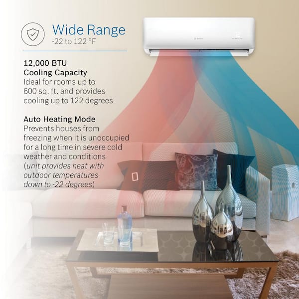 bosch gen 1 ton ductless mini split air conditioner