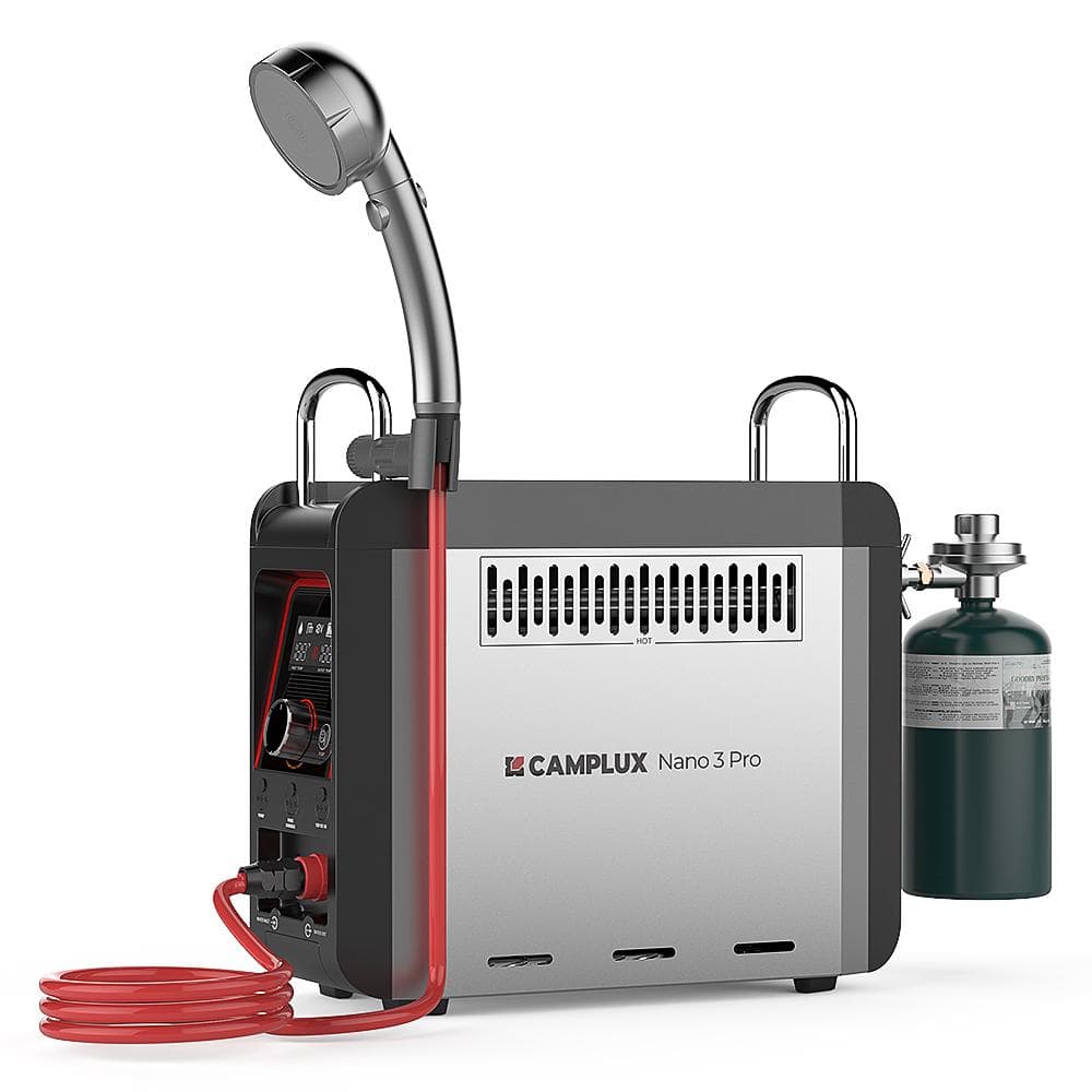 Camplux Outdoor Portable Lb Propane Tankless Water Heater For Showering And Cleaning Gpm