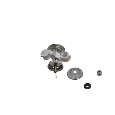 Larson 52 in. Brushed Nickel Ceiling Fan Replacement Light Kit