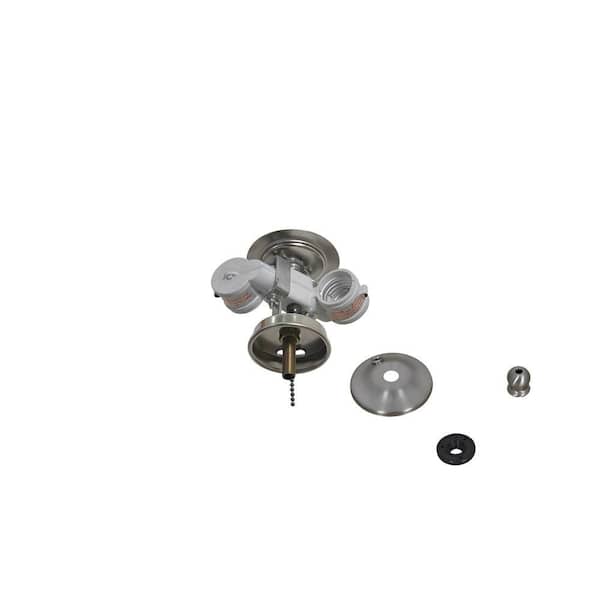 Air Cool Larson 52 in. Brushed Nickel Ceiling Fan Replacement Light Kit