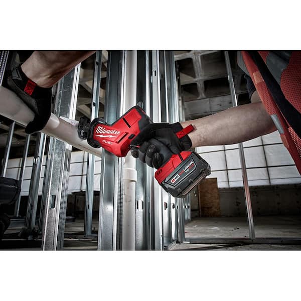 Milwaukee - M18 FUEL 18V Lithium-Ion Brushless Cordless HACKZALL Reciprocating Saw with One 5.0Ah Battery and Charger