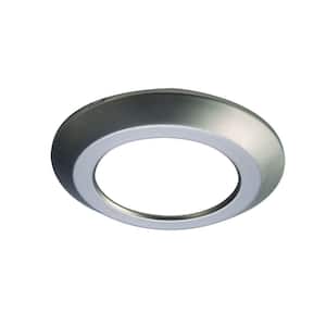 SLD 6 in. Satin Nickel Recessed Lighting Retrofit Replaceable Trim Ring