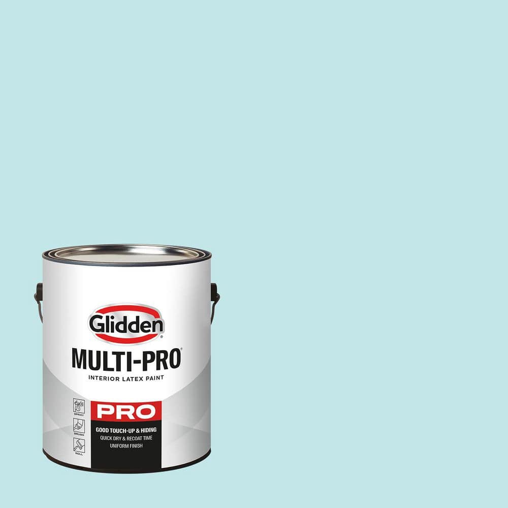 Glidden Multi-Pro 1 gal. PPG1233-3 Pale Seafoam Eggshell Interior