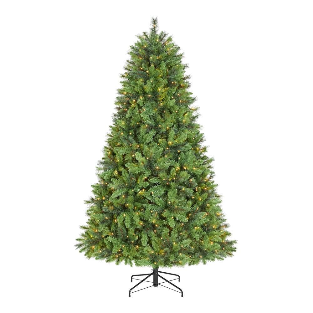 Home Accents Holiday 7.5 ft. Oxford Pine LED Pre-Lit Artificial Christmas Tree T13 25HD76002