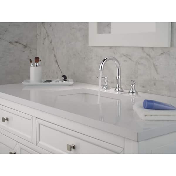 Roe 8 in. Widespread Double Handle Bathroom Sink Faucet in Chrome