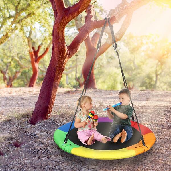Saucer Tree Swing for Kids, 43 Waterproof Flying Saucer Swing