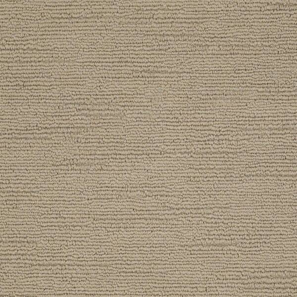 SoftSpring Carpet Sample - Majestic I - Color Light Coffee Loop 8 in. x 8 in.