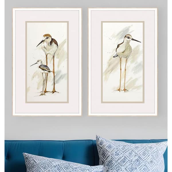 2 Piece Framed Graphic Print Animals 33.00 in. x 21.00 in.