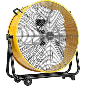 24 in. Industrial 3-Speed Tilt Drum Fan