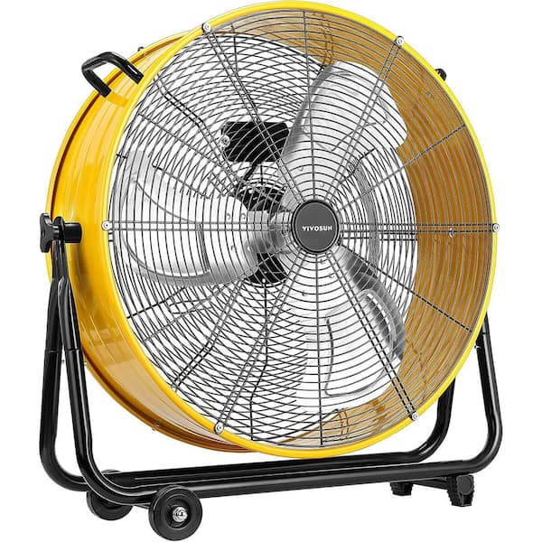 24 in. Industrial 3-Speed Tilt Drum Fan