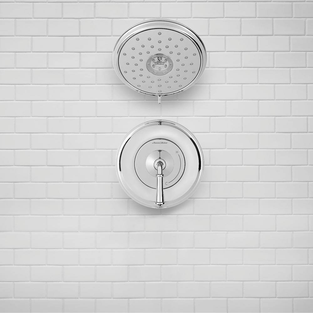 Delancey Polished Chrome Single-Function Wall Mounted Shower Kit