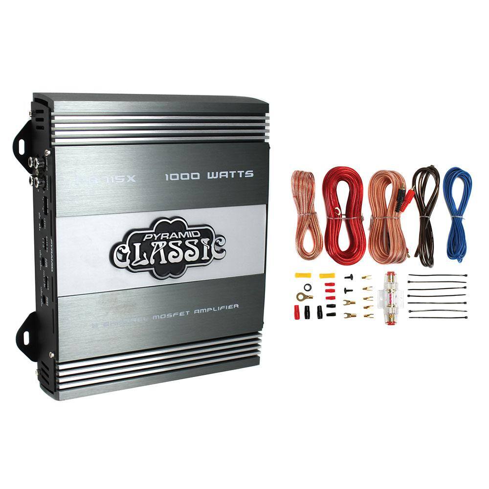 SOUND STORM 8-Gauge Ga Car Amplifier Amp Complete Kit Wiring  Installation+RCA (2-Pack) 2 x AKS8 - The Home Depot