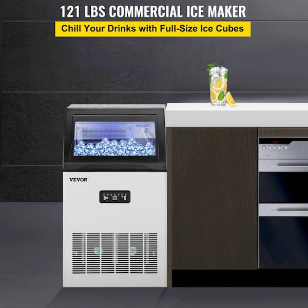 Chef AAA - SK-1000P, Commercial 1000Lbs Ice Cube Maker Ice Machine wit