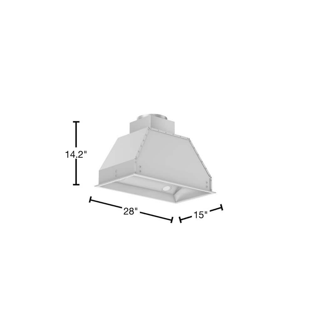 ZLINE 28" Stainless Steel Remote Blower Range Hood Insert