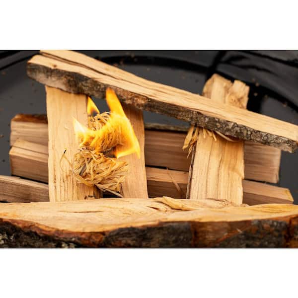 Firestarters Made with Natural Wax and Woodshavings