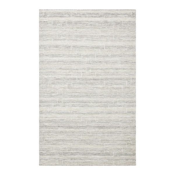 Solo Rugs Barry Contemporary Flatweave Beige 9 ft. x 12 ft. Hand Woven Area Rug
