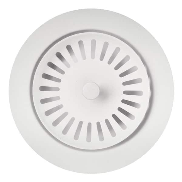 Blanco 3.5 in. Decorative Metal Disposal Flange in White