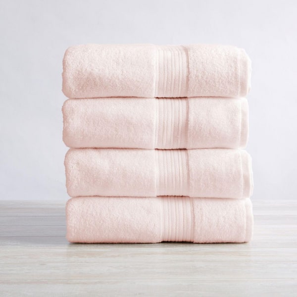 Pink Soft Cotton Classic 4-Pack Bath Towel Set