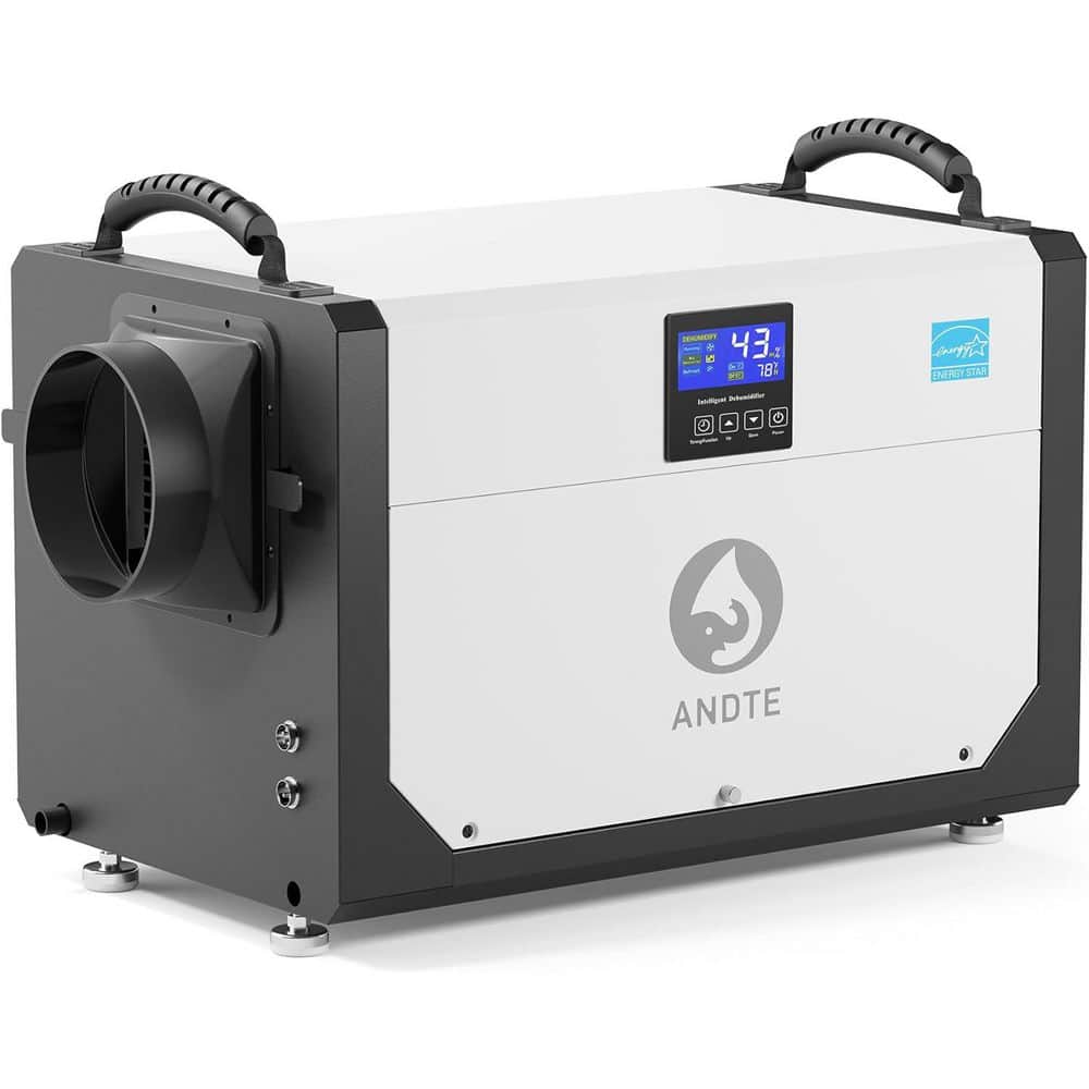 145 pt. 6000 sq. ft. Commercial Bucketless Dehumidifiers in. White for Basements, Industrial Energy Star price history on PriceWatchPro