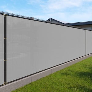 4' x 50' Privacy Fence Screen Heavy Duty Windscreen Fencing Mesh Fabric Shade Net Cover with Brass Grommtes