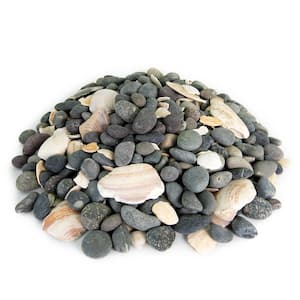 0.25 cu. ft. 5/8 in. to 7/8 in. San Quintin Mexican Beach Pebble Smooth Round Rock for Gardens, Landscapes and Ponds
