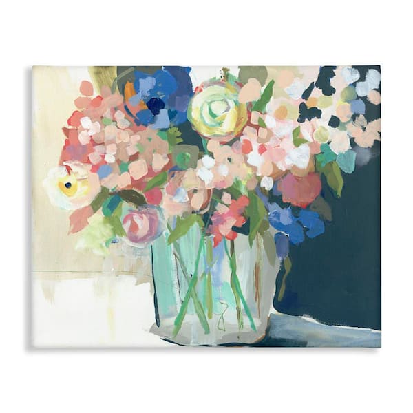 Impressionist Flower Bouquet by Jenny Westenhofer Unframed Nature Graphic Art Print 16 in. x 20 in.