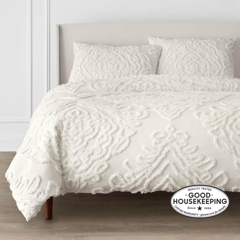 Home Decorators Collection Fairhaven 3-Piece Ivory Textured