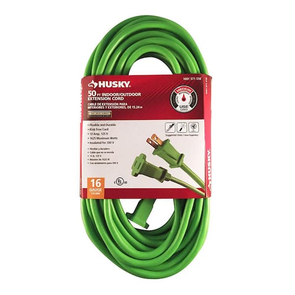 Home Accents Holiday 6 ft. 16/2 3-Outlet Extension Cord with Footswitch,  Green KAB-13 - The Home Depot