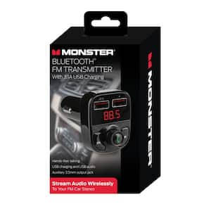 Bluetooth FM Transmitter with 3.1 Amp USB Charging Ports, USB/USB-A