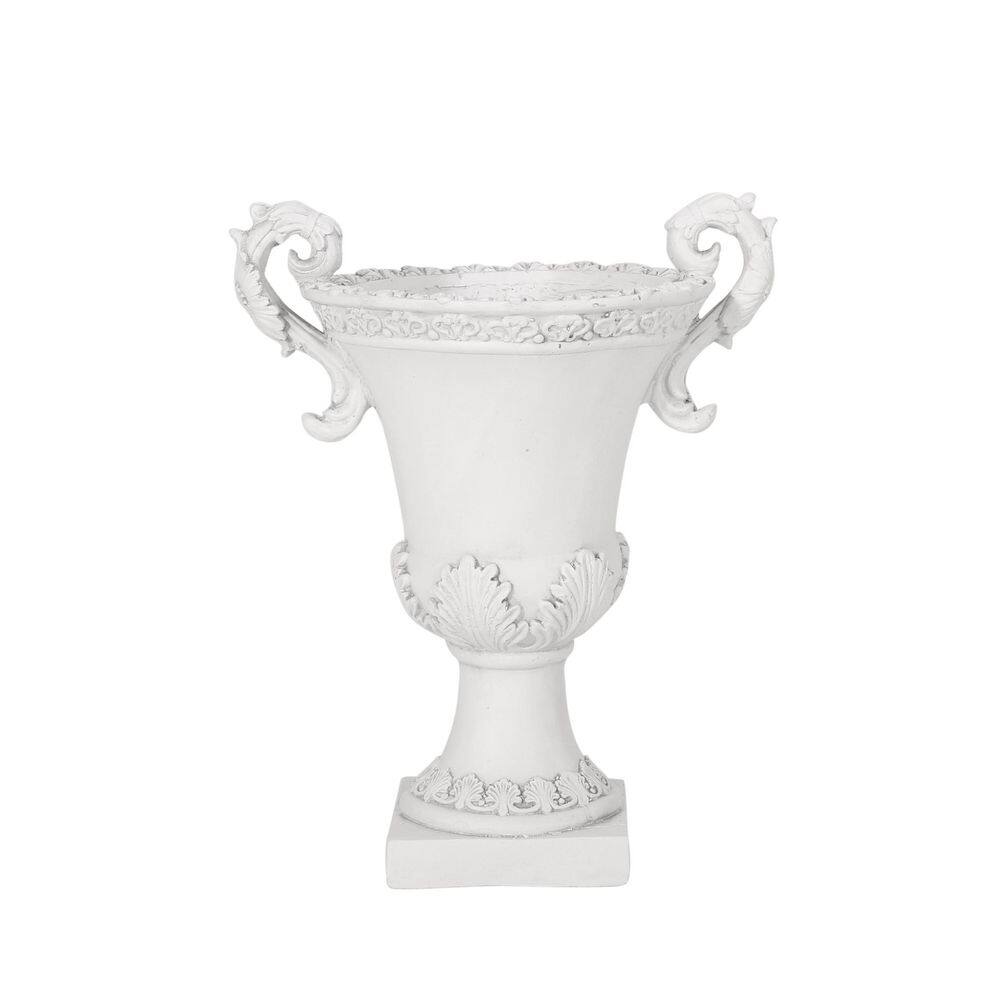 15.5 in. x 11.25 in. x 19.25 in. Magnesium Oxide Plant Pot in White price history on PriceWatchPro
