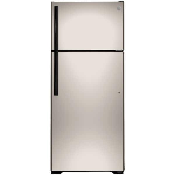 GE 17.5 cu. ft. Top Freezer Refrigerator in Silver, ENERGY STAR