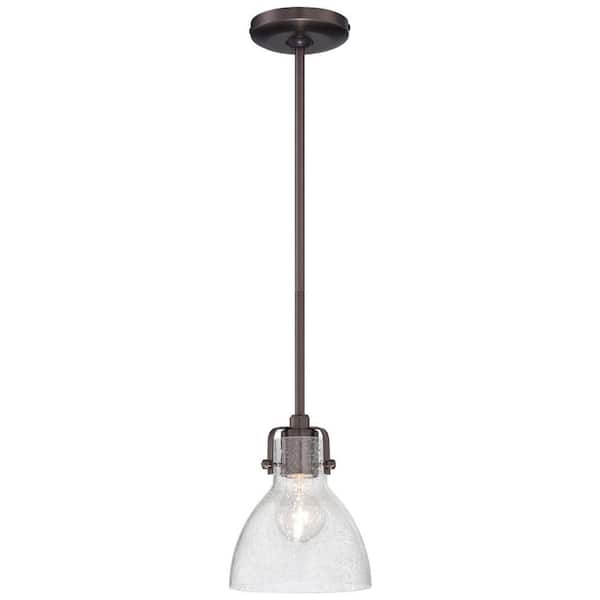 Minka Lavery 1-Light Dark Brushed Bronze Pendant