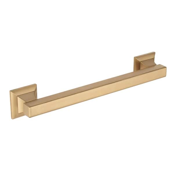 Glacier Bay 16 in. Designer Style Grab Bar in Matte Gold