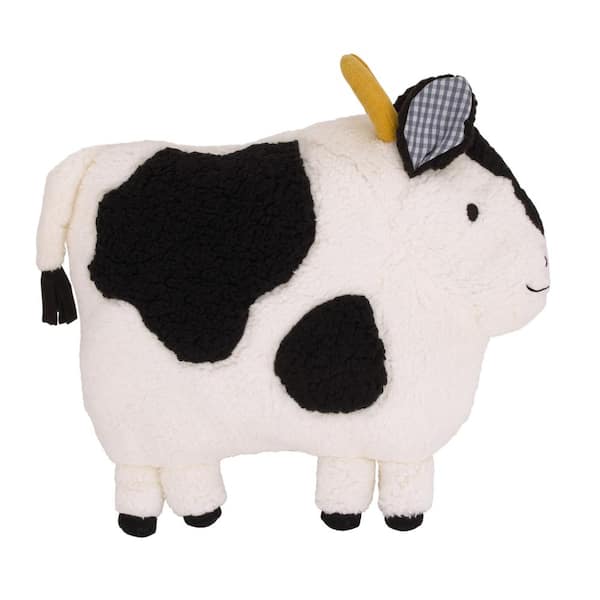  10 Pieces Cow Print Car Accessories Set Cow Fluffy