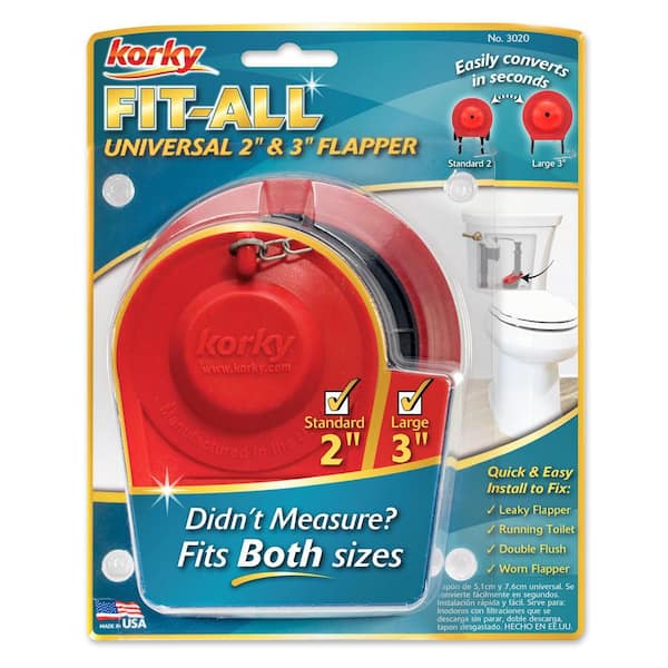Fit-All Universal 2 in. and 3 in. Premium Toilet Flapper